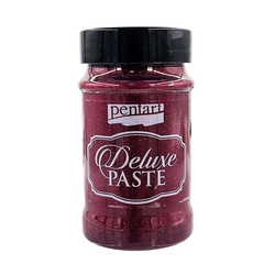 Pasta deluxe bordowo-złota 100ml - Pentart