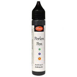 Perlen Pen - Viva Decor - Anthrazit 802 antracytowe perełki w płynie