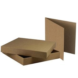 Pudełko pełne + baza do kartki kraft (15x15x2,5) - Rzeczy z papieru