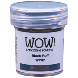 Puder do embossingu - Wow! - Puff Colours Black