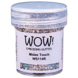 Puder do embossingu z brokatem - Embossing Glitters - Wow! - Midas Touch