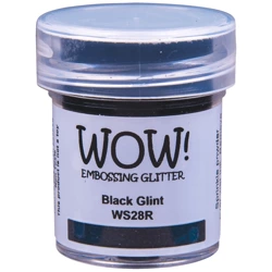 Puder do embossingu z brokatem - Wow! - Black Glint