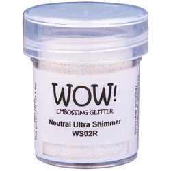 Puder do embossingu z brokatem - Wow! - Neutral Ultra Shimmer