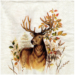 Serwetka 33x33cm - Hunted Deer jeleń