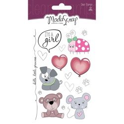 Stempel - ModaScrap - Color Of Puppies-Girl CS063