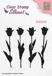 Stempel - Nellie`s Choice - SIL066 tulipany