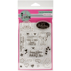 Stempel - Pink & Main - Cocoa Kisses - kakao piernikowy ludzik