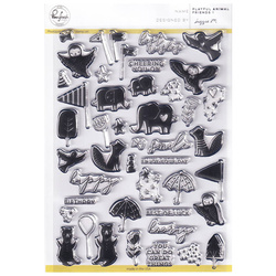 Stempel - PinkFresh - Playful Animal Friends 1 - zwierzęta