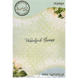 Stempel - Wesołych Świąt 1 - Agateria