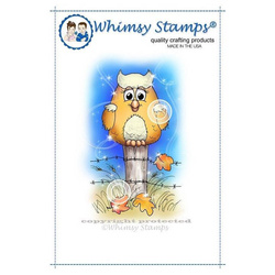 Stempel - Whimsy Stamps - Autumn Owl - sowa