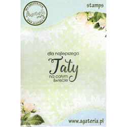 Stempel polimerowy - Dla najlepszego Taty... - Agateria