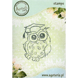 Stempel polimerowy - Sowa 2 - Agateria