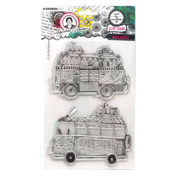 Stempel przezroczysty - StudioLight - Hippie busses