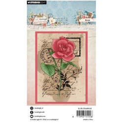 Stempel przezroczysty - StudioLight - Rose róża znaczek pismo