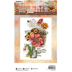 Stempel przezroczysty - StudioLight - Wildflower basket kwiaty kosz