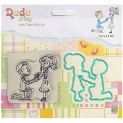 Stempel z wykrojnikiem - Nellie`s Choice - DDCS025 zaręczyny oświadczyny