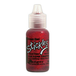 Stickles - Klej z brokatem - Christmas red 18 ml