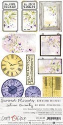 Summer Flowers - Junk Journal Set - Craft o'clock - zestaw dodatków