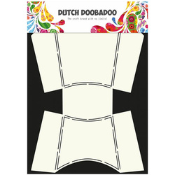 Szablon do odrysowania i wycinania Dutch Doobadoo - pudełko na frytki