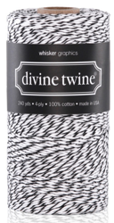 Sznurek Black Licorice Divine Twine - 1 rolka (216m) czarna lukrecja