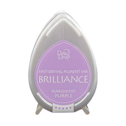 Szybkoschnący tusz pigmentowy Brilliance Drop - Pearlescent Purple - Tsukineko