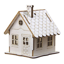 Tekturka 3D - Micro hut - mikro chatka - domek - 4cm wys - Scrapiniec