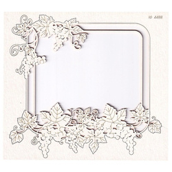 Tekturka - Grapevine - rectangle frame 02 - prostokątna ramka 02 SC