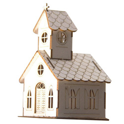 Tekturka - Mini church - mini kościół 8,3cm - Scrapiniec