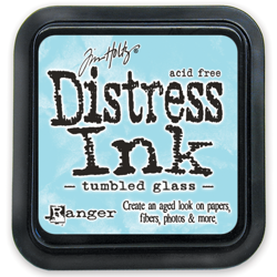 Tusz Distress Ink Pad - Ranger - Tim Holtz - Tumbled Glass