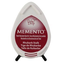 Tusz Memento Dew Drop - Rhubarb Stalk - Tsukineko czerwony