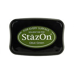 Tusz na bazie rozpuszczalnika StazOn - Tsukineko - Olive Green