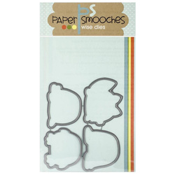 Wykrojnik - Paper Smooches - Chilly Chums Icons zwierzęta