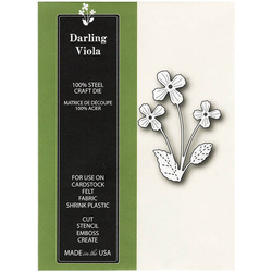 Wykrojnik - Poppystamps - Darling Viola 1417