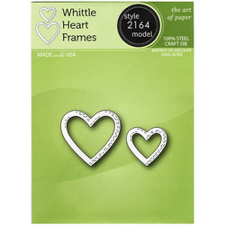 Wykrojnik - Poppystamps - Whittle Heart Frames ramki serca