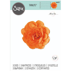 Wykrojnik Sizzix Thinlits - Pom-Pom Flower by Olivia Rose kwiat