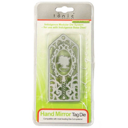 Wykrojnik - Tonic - Indulgence Chic - Hand Mirror kamea, lusterko, ramka