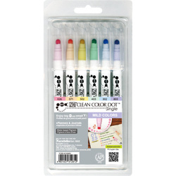 Zestaw markerów do robienia kropek Clean Color Dot Single - Mild Colors