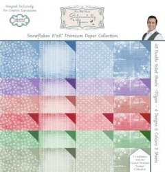 Zestaw papierów 20x20 - Creative Expressions - Snowflakes Premium