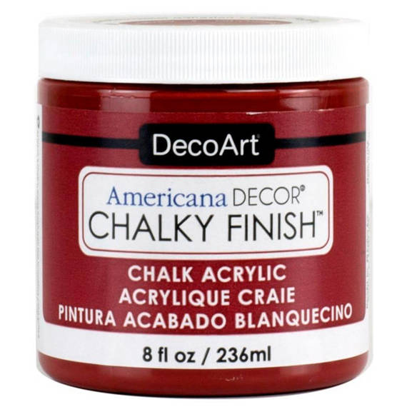 Americana Decor - Estate - Chalky Finish 236ml farba kredowa - Czerwień żelazowa