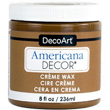 Americana Decor - Golden Brown Creme Wax 236ml złocisty brąz - wosk DecoArt