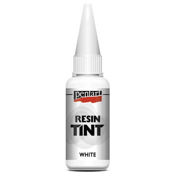 Barwnik do żywic - Resin Tint - Pentart - matowy biały/white matte 20ml