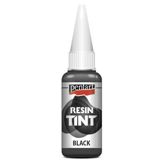 Barwnik do żywic - Resin Tint - Pentart - matowy czarny/black 20ml