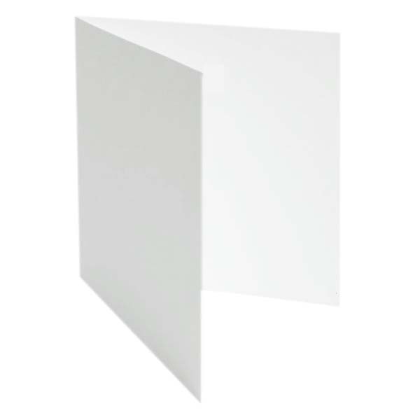 Baza do kartki biała kwadratowa 13,5 cm - GoatBox