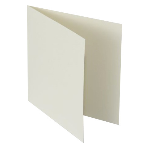 Baza do kartki kremowa 14x14 - Rzeczy z papieru
