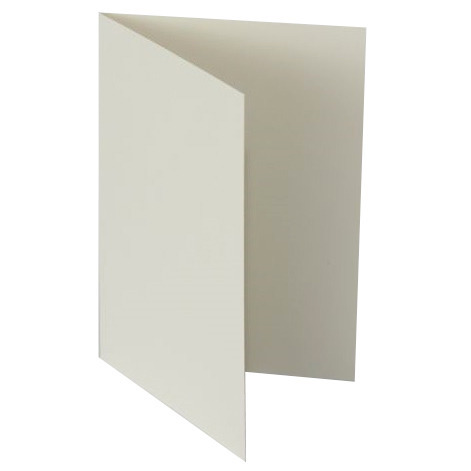 Baza do kartki pozioma C6 kremowa 11,4x16,2 - Rzeczy z papieru