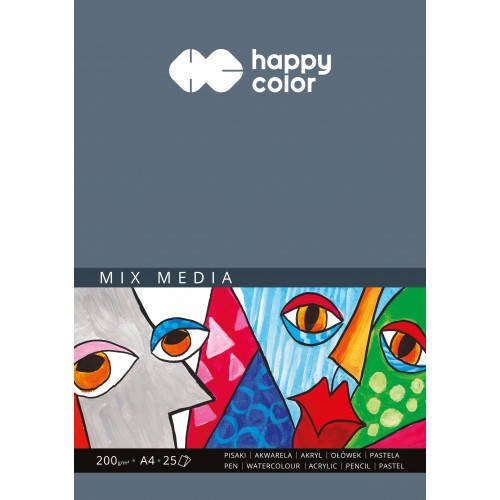 Blok malarski A4 - Mix Media - 25 ark. 200g