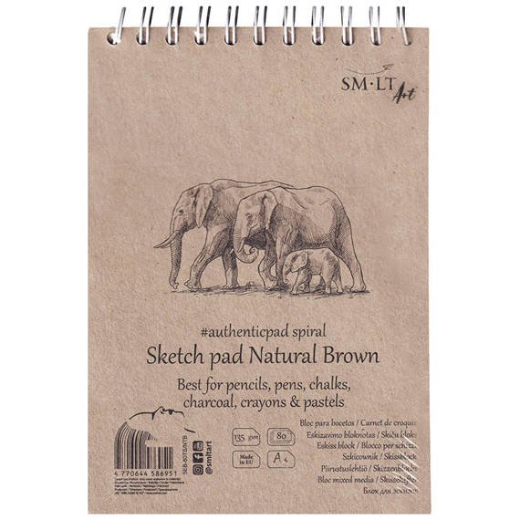 Blok szkicowy (szkicownik) Sketch Pad SM-LT 135 g - A4, 80 arkuszy