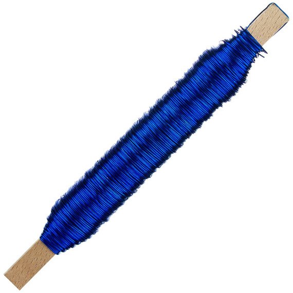 Drut florystyczny na patyku - Niebieski 0,5mm 100g