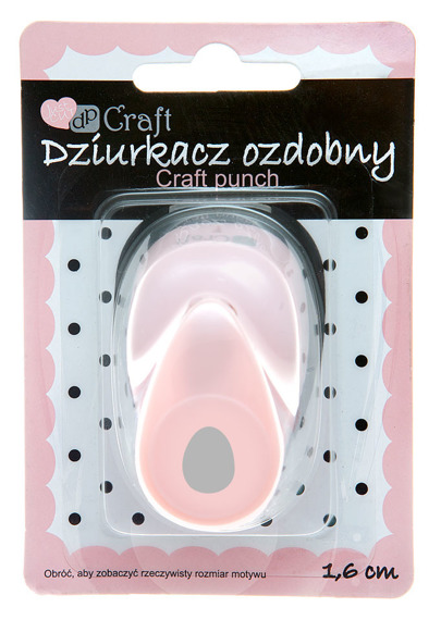 Dziurkacz ozdobny - Jajko 1,6cm - DPCraft