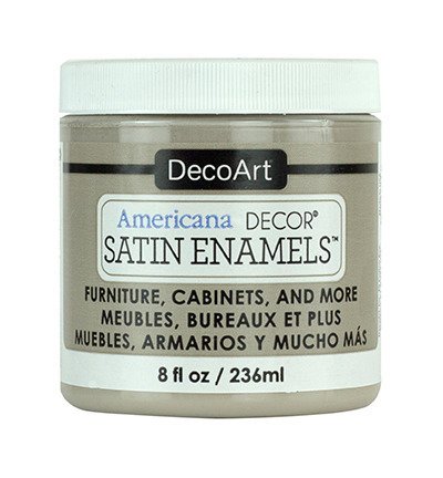 Farba Satin Enamels Americana Decor 236ml - Grey Taupe